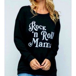 NWT ROCK N' ROLL MAMA LONG SLEEVE TEE (L)